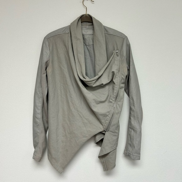 Blank NYC Faux Leather Cotton Moto Jacket Zip Stretch XS​ - Picture 5 of 9